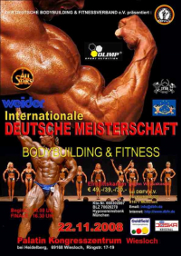 23. Internationale Deutsche Meisterschaft - 22.11.2008 - Wiesloch - DE