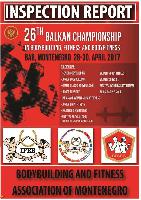 26th Balkan Championships - 28.-30.4.2017 - Bar - ME
