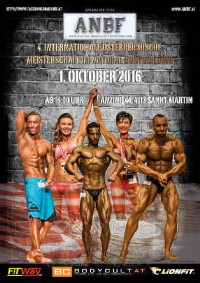 4. International Österreichische Meinsterschaft im Naturál Bodybuilding ANBF - 1.10.2016 - Sankt Martin - AT