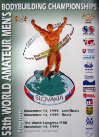 53. Majstrovstvá Sveta v kulturistike mužov - 12.-14.11.1999 - Bratislava - SK