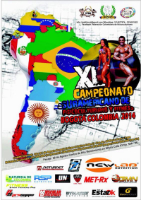 Campeonato Sudamericano De Fisico Culturismo y Fitness - 30.-31.8.2014 - Bogota - CO