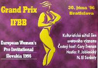 European Womens Pro Invitational Slovakia, Grand Prix - 30.6.1996 - Bratislava - SK