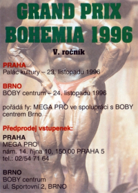 Grand Prix Bohemia - 23.11.1996 - Praha - CZ