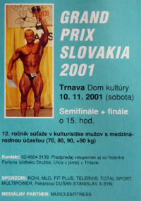 Grand Prix Slovakia - 10.11.2001 - Trnava - SK