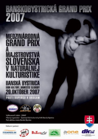 Grand Prix Banská Bystrica (za lomítkom - výsledok v rámci Slovenska) - 20.10.2007 - Banská Bystrica - SK