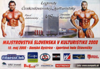 M-SR v kulturistike a v klasickej kulturistike mužov - 10.5.2008 - Banská Bystrica - SK