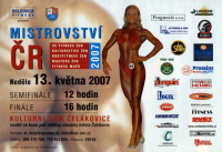 Majstrovstvá Českej republiky v kulturistike, fitness a bodyfitness žien - 13.5.2007 - Praha - CZ