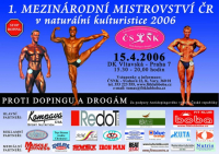 Majstrovstvá Čiech v kulturistike, fitness a bodyfitness mužov - 15.4.2006 - Praha - CZ