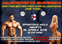 Majstrovstvá Slovenska juniorov a junioriek kulturistika, klasická kulturistika, fitness, bodyfitness, bikiny fitness - 18.4.2015 - Hnúšťa - SK