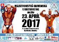 Majstrovstvá Slovenska mužov kulturistika a klasická kulturistika, men’s physique - 23.4.2017 - Púchov - SK