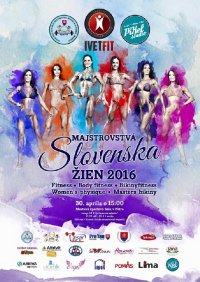 Majstrovstvá Slovenska žien a masters žien - fitness, bodyfitness, bikiny, physique - 30.4.2016 - Nitra - SK