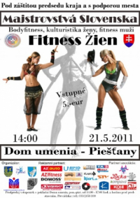 Majstrovstvá SR vo fitnes, bodyfitnes, kulturistike žien a fitnes mužov - 21.5.2011 - Piešťany - SK