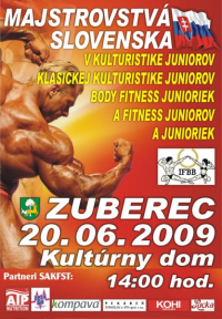 Majstrovstvá SR juniorov a junioriek v kulturistike a klasickej kulturistike - 20.6.2009 - Zuberec - SK