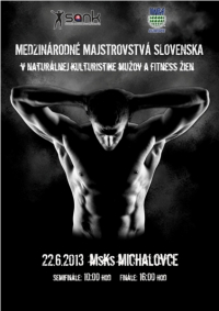 Medzinárodné MSR v naturálnej kulturistike a fitness - 22.6.2013 - Michalovce - SK