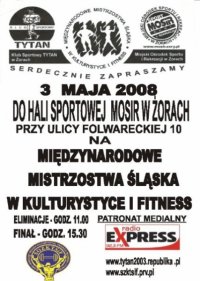 Mezinárodní mistrovství Slezska - 3.5.2008 - Żory - PL