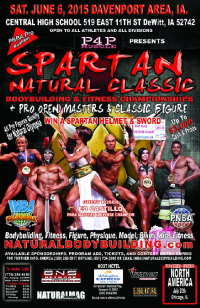 Spartan Natural Classic Bodybuilding & Fitness Championships - 6.6.2015 - DeWitt - US-IA
