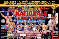 Tania Penalosa’s Pro/Am Natural Nationals Championships - 17.9.2016 - Virginia Beach - US-VA