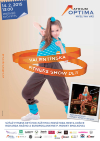 Valentínska fitness show detí Optima 2015 - 14.2.2015 - Košice - SK